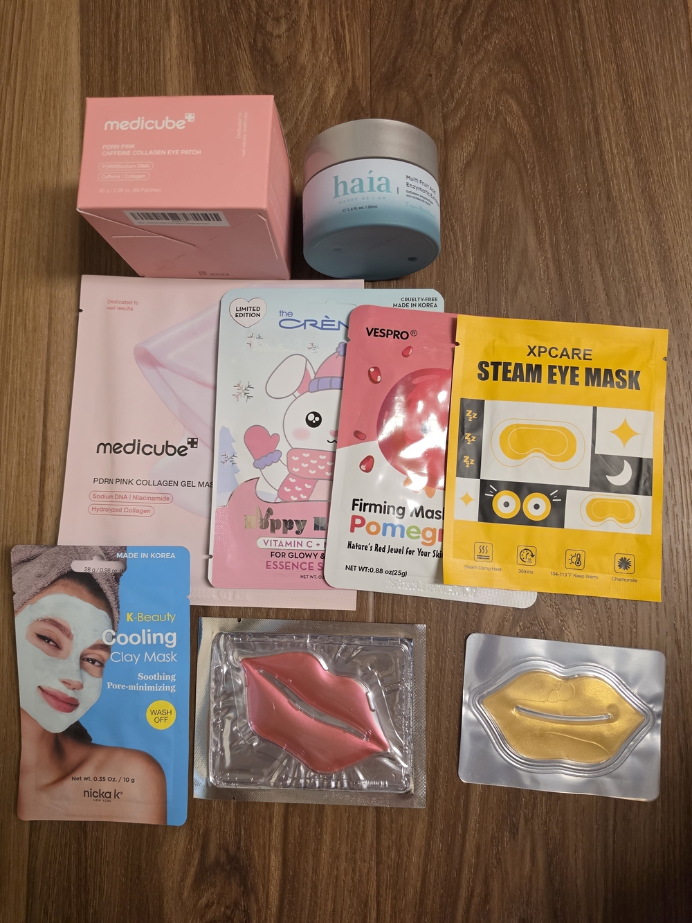 Face, Eye, Lip Masks And Exfoliant Bundle